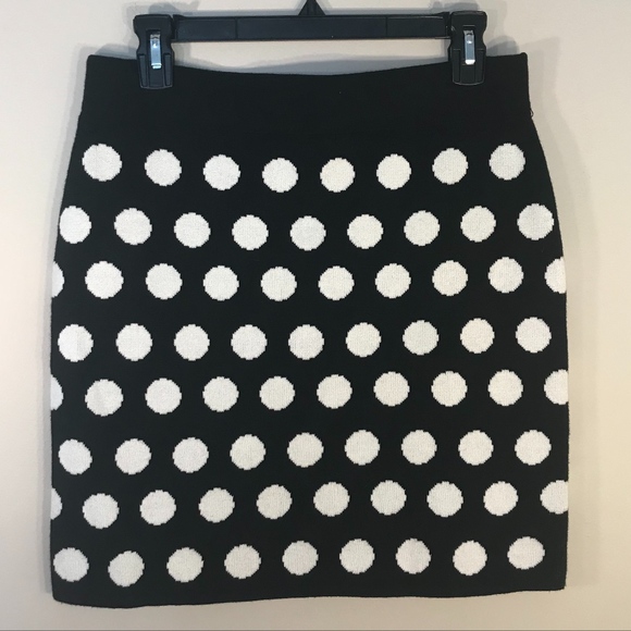LOFT Dresses & Skirts - Ann Taylor Loft Black and White Polkadot Skirt